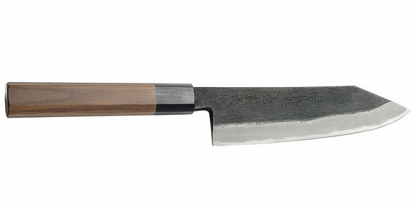 KURO Kurouchi Carbon Steel Clad Santoku